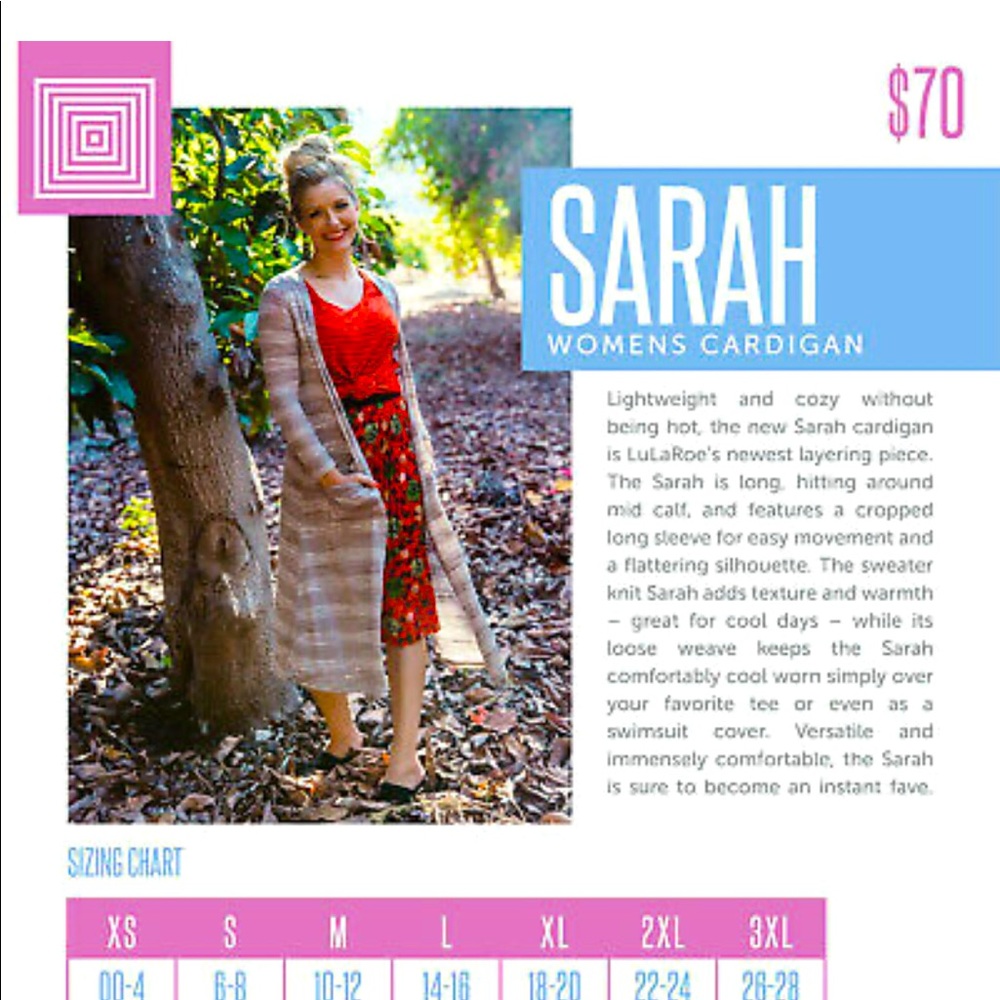 LuLaRoe Sarah Cardigan